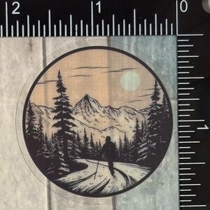 🌀10/$10🌀 Translucent Adventure Outdoor Reusable Waterproof Vinyl Sticker Decal